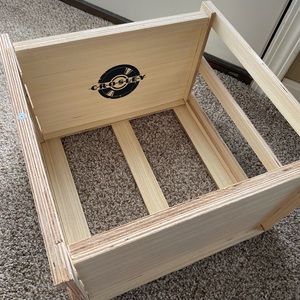 Crosley vinyl record crate holder